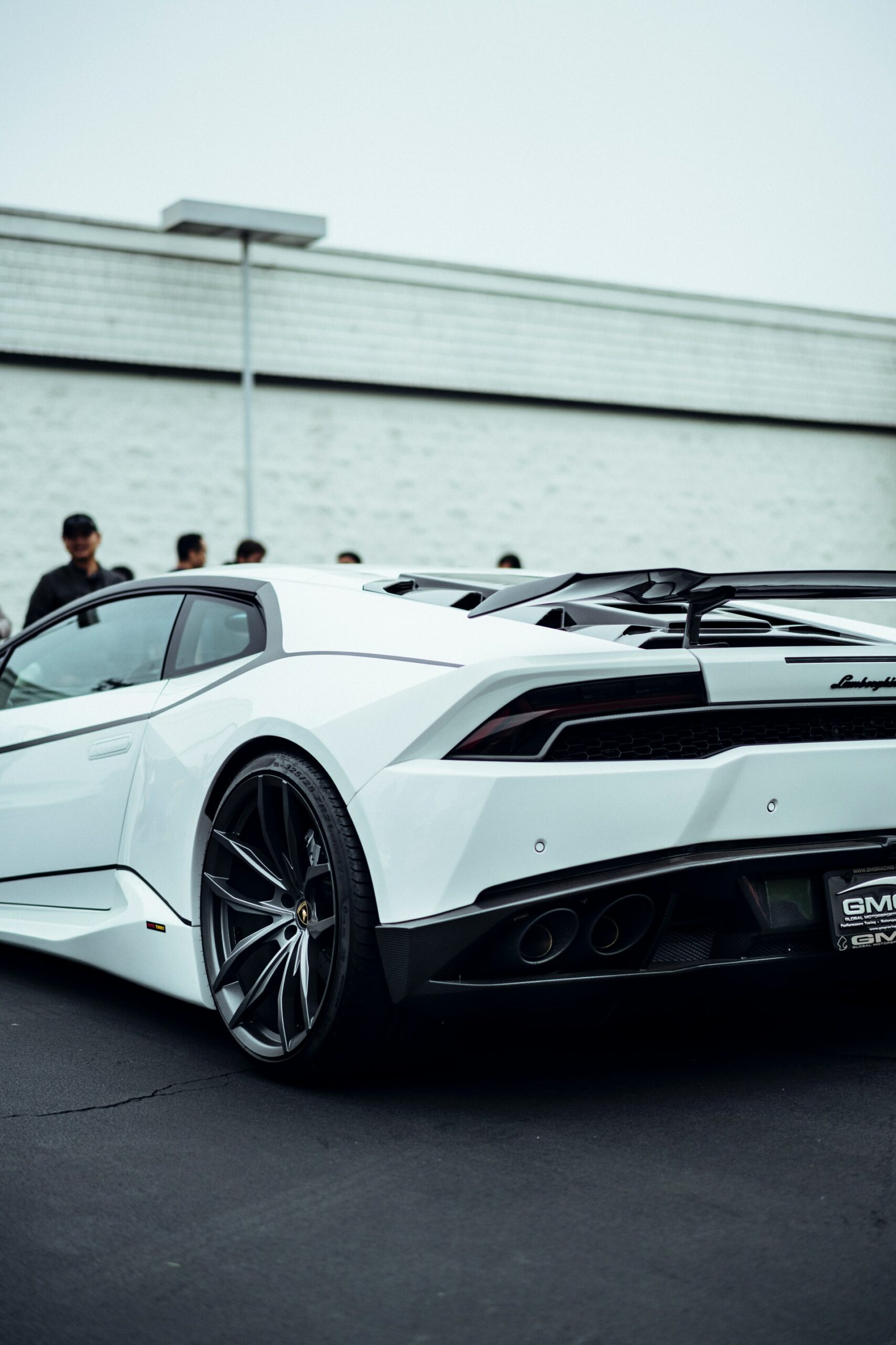 white lambo