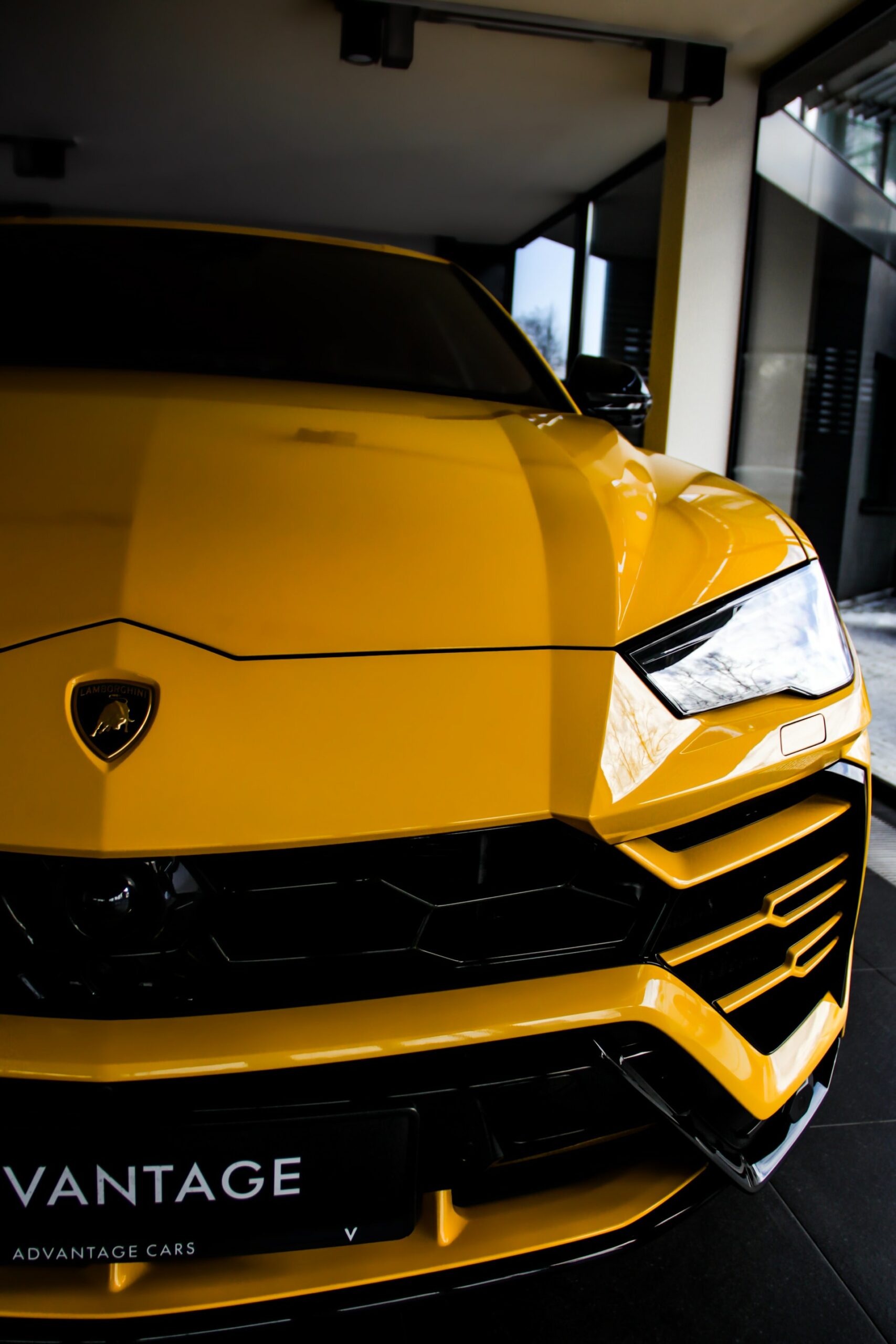 yellow lambo